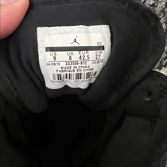 2015 Nike Air Jordan 1 Retro High GS Rare Air Bred Sneakers - Picture 7 of 7